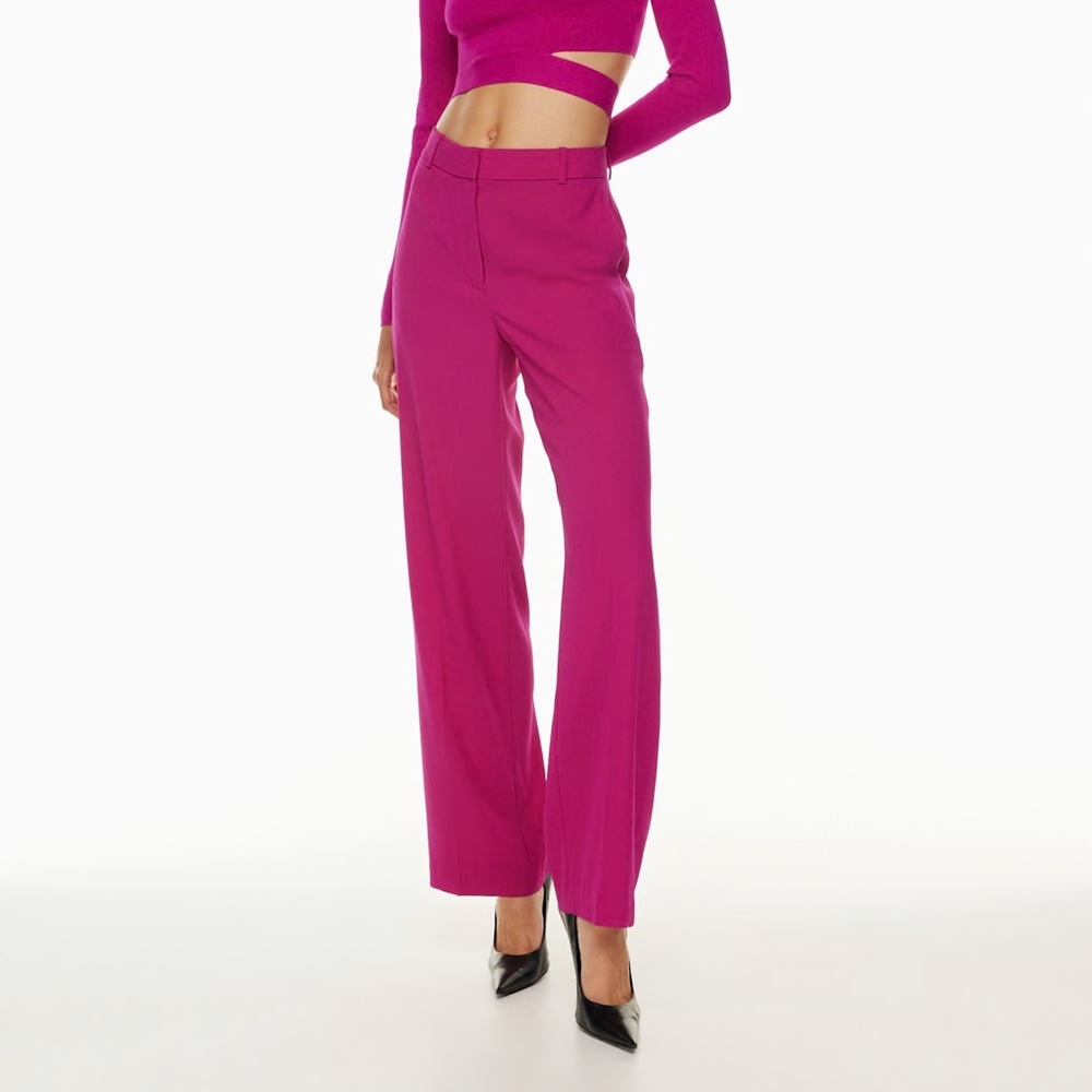 Aritzia Babaton Agency Pant in Mirror Crepe